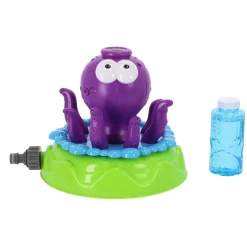 Watersproeier octopus met bellenblaas deluxe