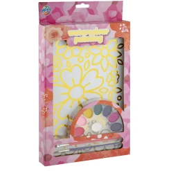 Waterverf set gold art A4 inclusief 2 kwasten  en verf 2 assorti