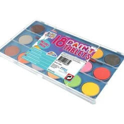 Waterverftablet 18 kleuren