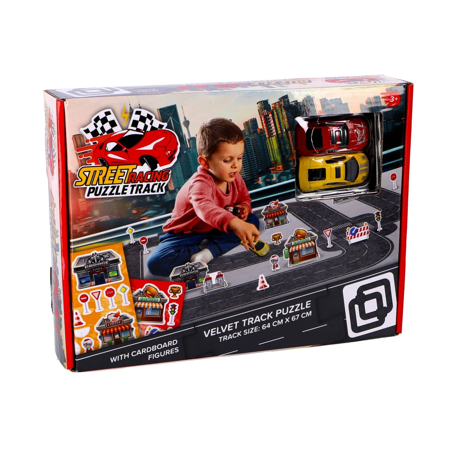 Wegenpuzzel 22-Delig