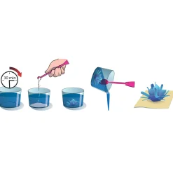 Wetenschap kristallen maken laboratorium groot