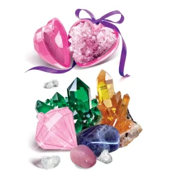 Wetenschap kristallen maken laboratorium groot