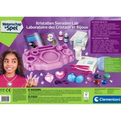 Wetenschap kristallen maken laboratorium groot