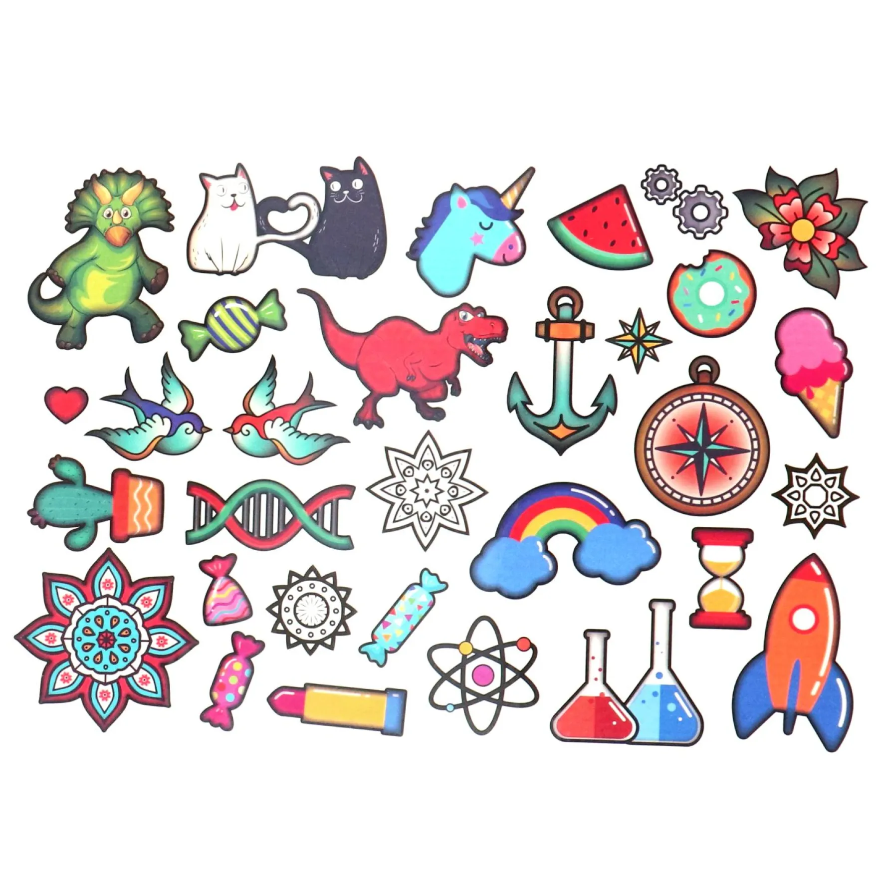 Wetenschap Tattoo Starter Set