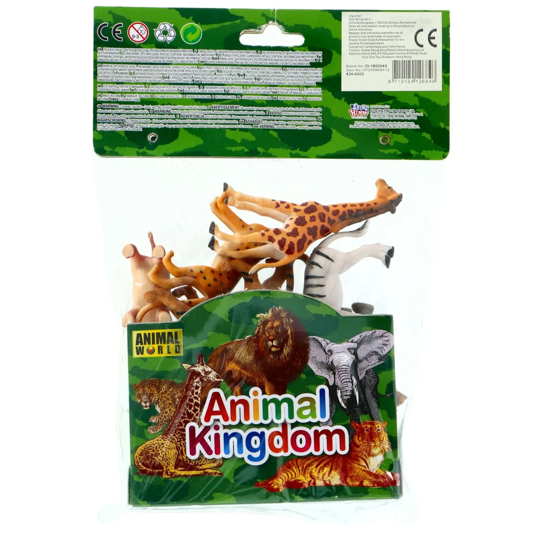 Wilde Dieren 8 Stuks