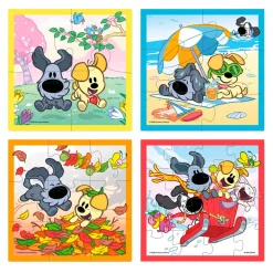 Woezel & Pip 4 in 1 Puzzel