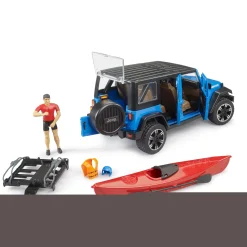 Wrangler jeep met kayak