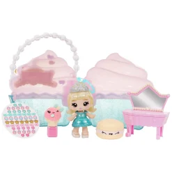 Yummiland Beauty Bag Playset + Lip Gloss Doll  Cupcake Beauty Bag