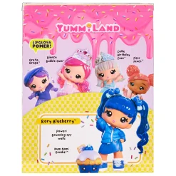 Yummiland Large Doll + Lipgloss Pet- Rory Blueberr