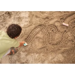 Zand kammen om vormen mee te maken in het zand  hout 3 stuks