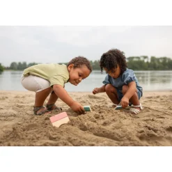Zand kammen om vormen mee te maken in het zand  hout 3 stuks