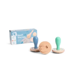 Zand stempelvormen hout 3 stuks BS toys