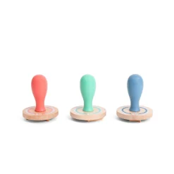 Zand stempelvormen hout 3 stuks BS toys