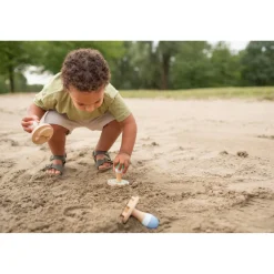 Zand stempelvormen hout 3 stuks BS toys