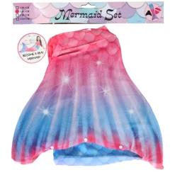 Zeemeerminstaart set + bikini 8-9 jaar