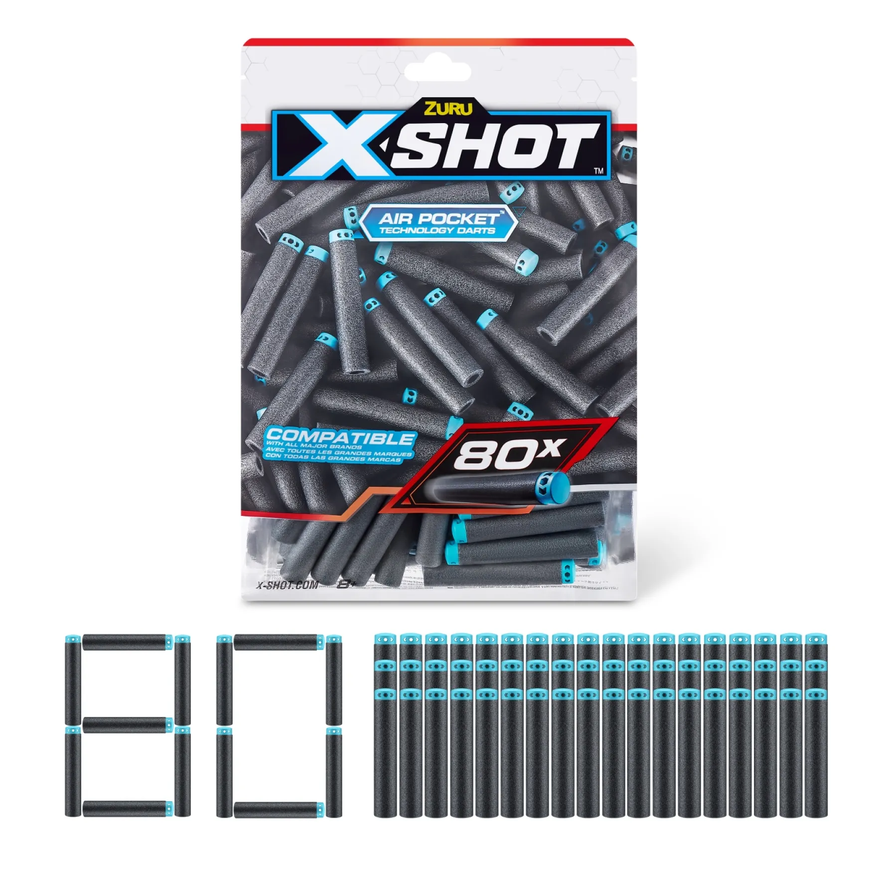 Zuru X-Shot excel 80 pack refill