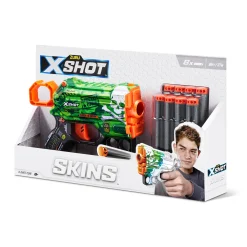 Zuru X-Shot Skins Menace Met 8 Darts